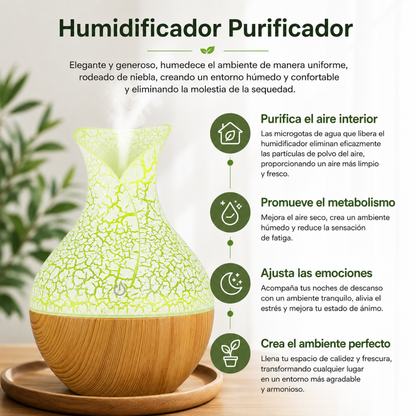 DIFUSOR DE AROMAS – Ambiente fresco y relajante