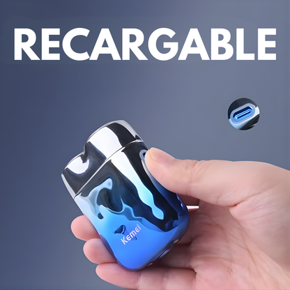 MINI AFEITADORA PORTÁTIL KEMEI T02 – Afeitado rápido, preciso y perfecto en cualquier momento