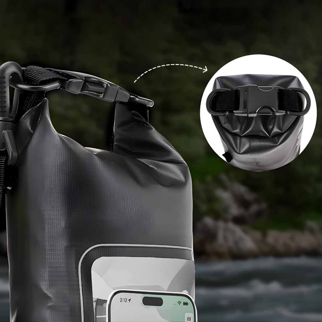 BOLSO IMPERMEABLE WATERPROOF DRY BAG – Protección total contra el agua, seguridad para tus objetos y aventura sin preocupaciones