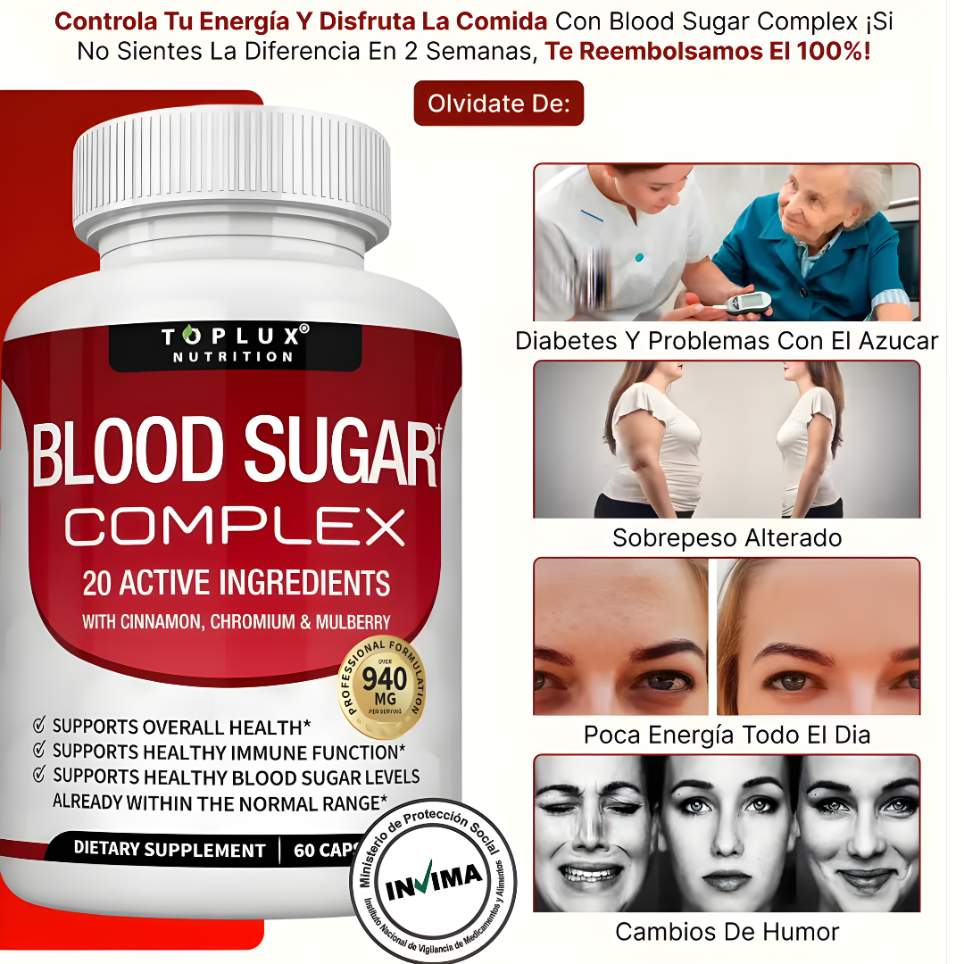 BLOOD SUGAR — Apoyo diario para energía más estable