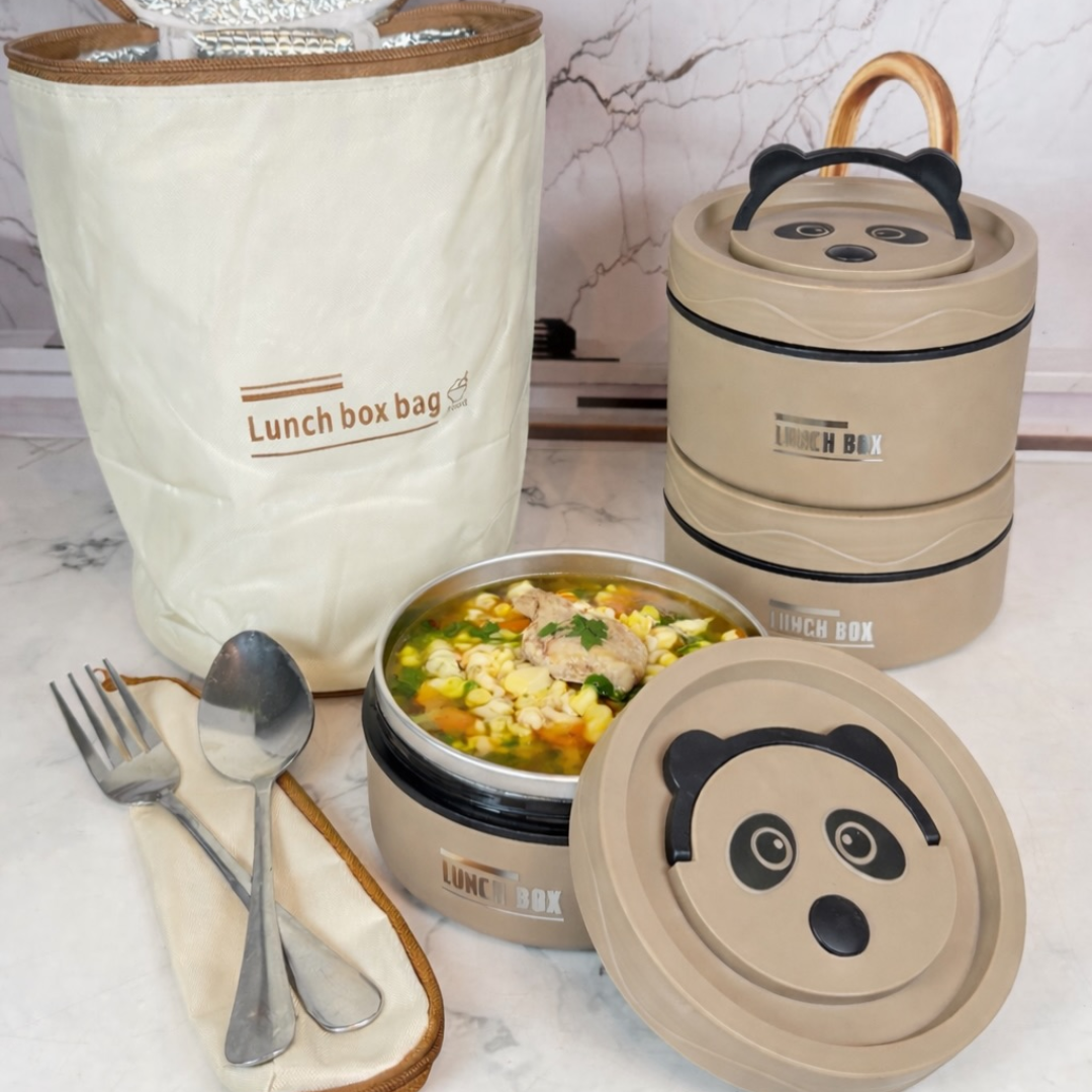 LUNCH BOX 2PCS — Tu comida llega exactamente como la dejaste: caliente, fría y sin derramar ni una gota