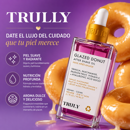 TRULLY – Aceite post afeitado para tono uniforme, axilas suaves y menos vellos encarnados