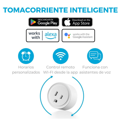 TOMA INTELIGENTE WIFI TUYA SMART — Controla tu hogar desde cualquier lugar del mundo