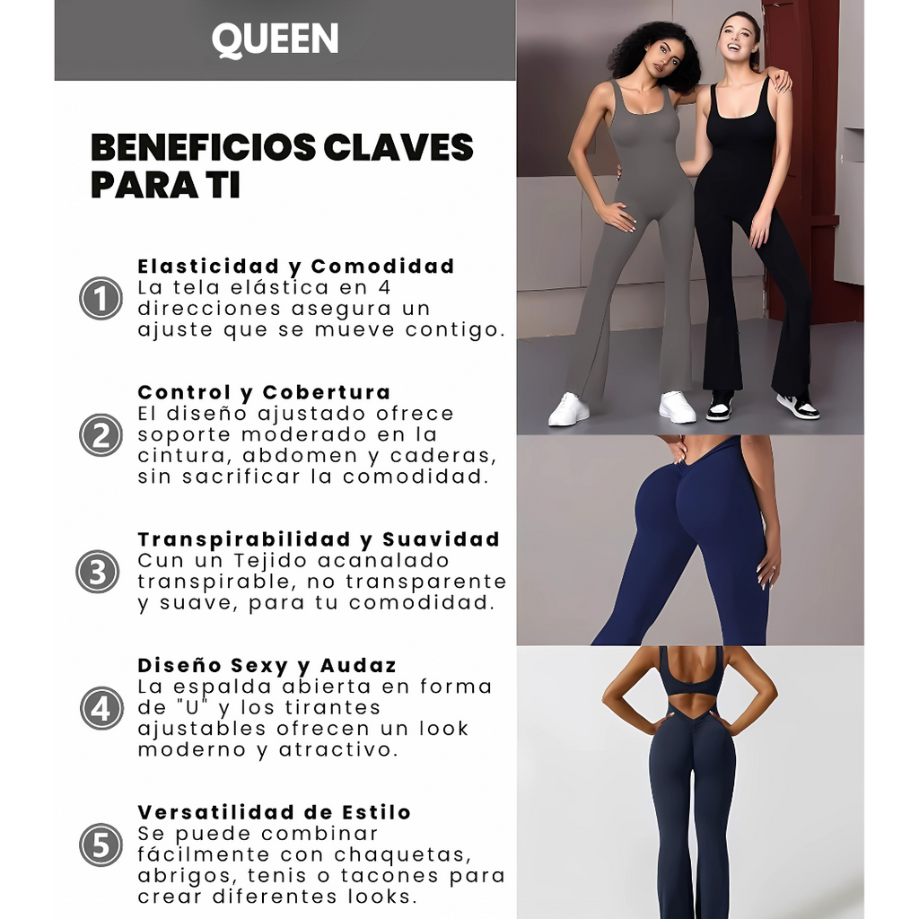 QUEEN ENTERIZO DIARIO PARA GYM – Estilo y comodidad en cada entrenamiento