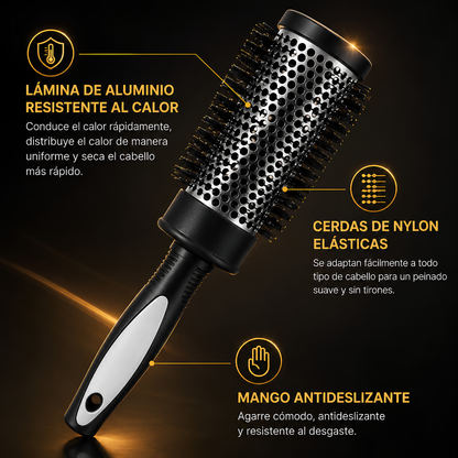 CEPILLO DE PELO PARA BLOWER – Ondas definidas con secador