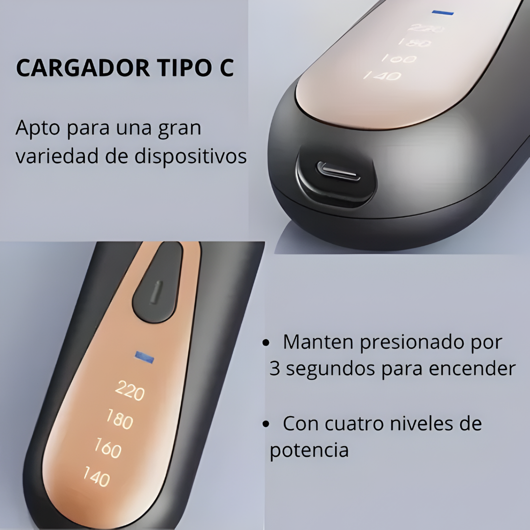 CEPILLO ALISADOR INALÁMBRICO – Cabello perfecto en minutos, sin cables y estés donde estés