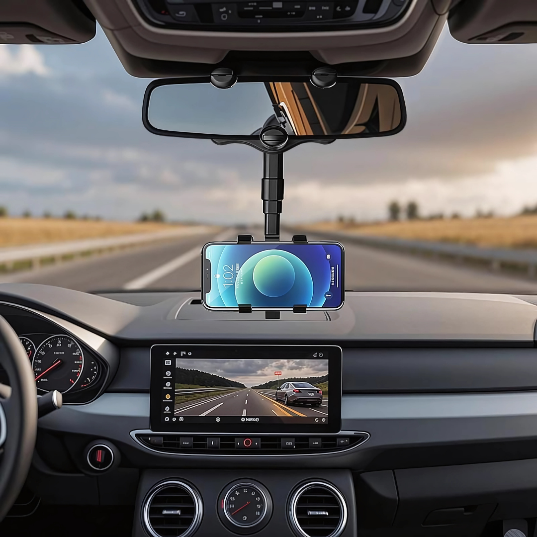 SOPORTE DE TELEFONO PARA AUTO – Navegación segura, visión clara y control sin distracciones al conducir