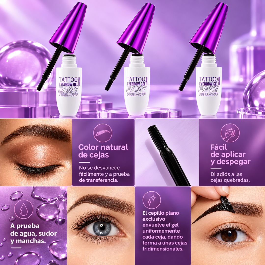 GEL PARA CEJAS FACIALES FÁCILES DE DESPEGAR – Cejas definidas por más tiempo