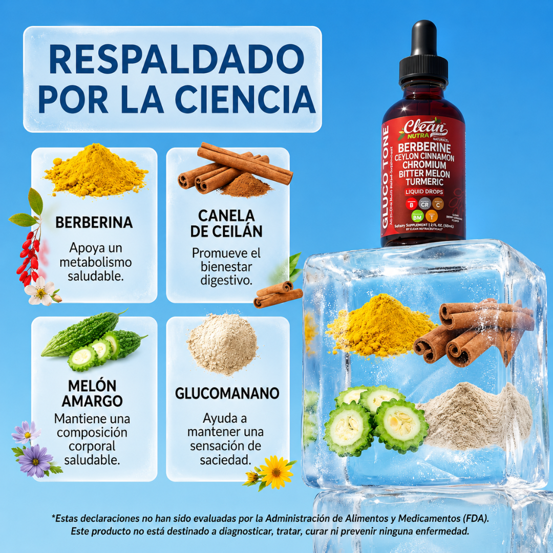 GLUCO TONE — Equilibrio metabólico para el azúcar y la piel
