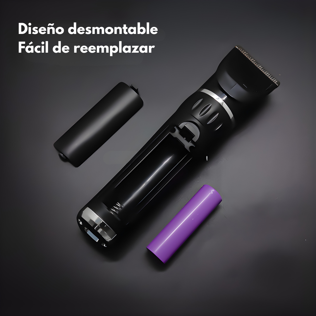 CORTADORA DE CABELLO PROFESIONAL RECARGABLE – Cortes precisos en casa o barbería, sin cables ni complicaciones