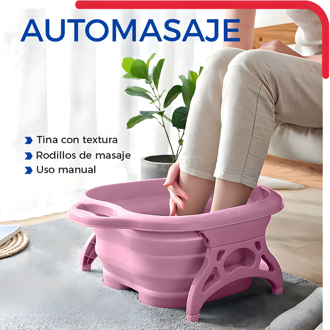 TINA PARA PEDICURA – Relajación profunda, cuidado completo y descanso para tus pies en casa