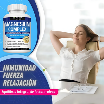 MAGNESIUM COMPLEX X 90 CÁPSULAS – Equilibrio mineral, bienestar diario y apoyo integral para tu rutina
