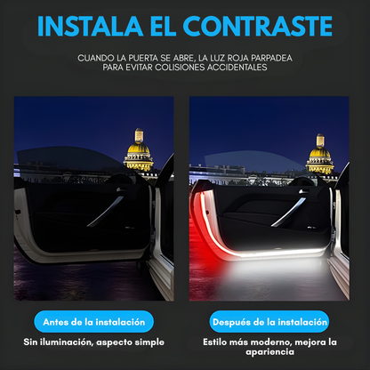 SET DE 2 TIRAS LED PARA CARRO – Iluminación moderna, ambiente personalizado y estilo único en cada trayecto