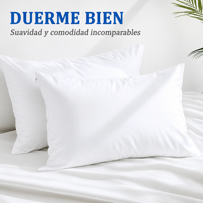 PAQUETE DE 2 ALMOHADAS HOTELERAS — Duerme y descansa como en un hotel