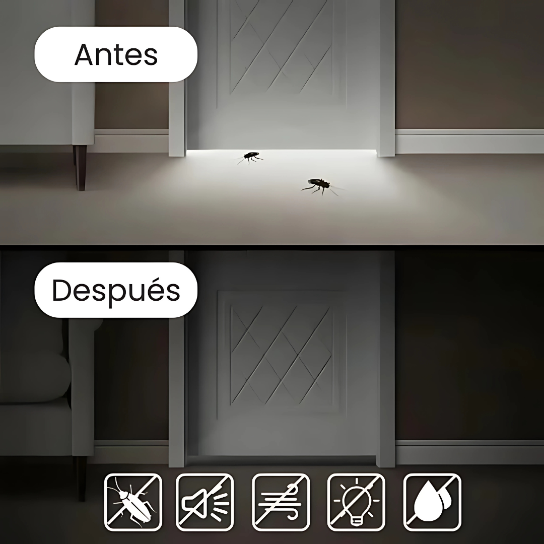 AISLAMIENTO BAJO PUERTA – Bloquea el frío, el ruido y el polvo con facilidad