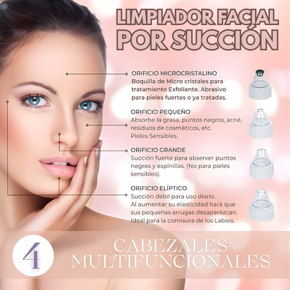 LIMPIADOR FACIAL POR SUCCIÓN – Limpieza profunda, poros visibles más limpios y piel renovada desde casa