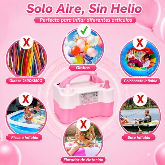 INFLADOR ELÉCTRICO PARA GLOBOS – Decora más rápido