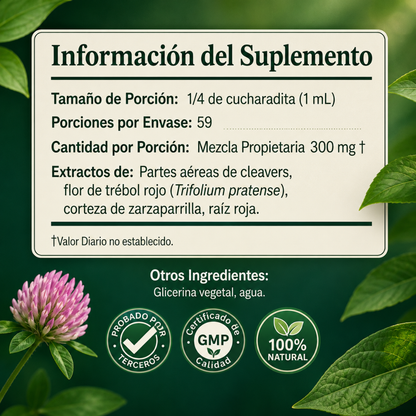 LYMPHATIC DRAINAGE: EXTRACTO HERBAL LÍQUIDO NATURE'S – Drenaje y ligereza diaria