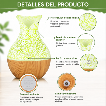 DIFUSOR DE AROMAS – Ambiente fresco y relajante