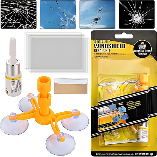 KIT REPARADOR DE VIDRIO — Resultados profesionales en minutos sin salir de casa