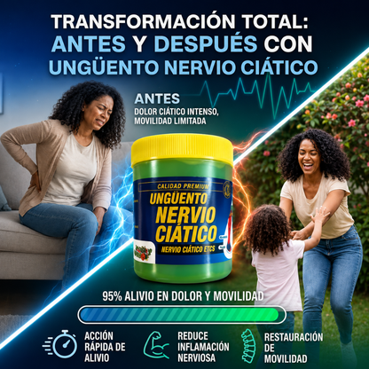 UNGÜENTO NERVIO CIÁTICO - Alivio natural localizado