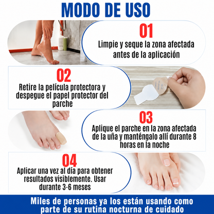 FUNGAL NAIL PATCHES – Cuidado visible para uñas