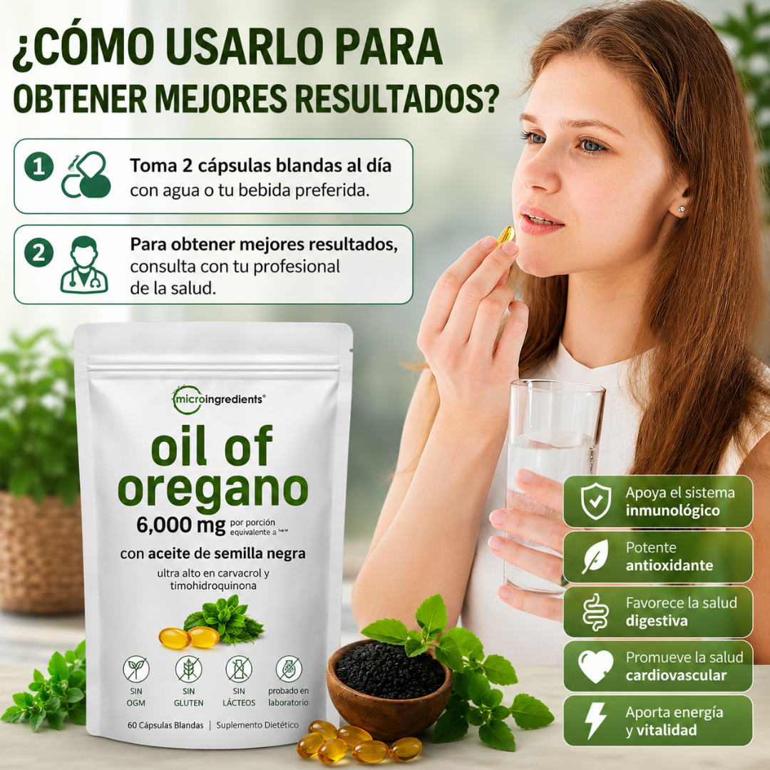 OREGANO OIL – Apoyo natural diario