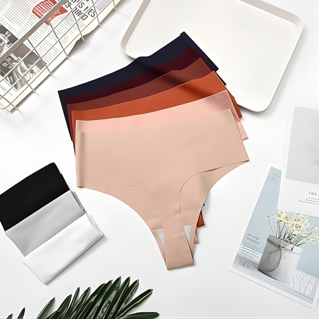 PACK*6 BRAGAS SIN COSTURA – Comodidad, suavidad y estilo invisible bajo tu ropa