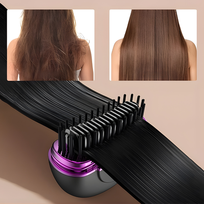 MINI CEPILLO ALISADOR PORTÁTIL 2 EN 1 – Cabello perfecto en minutos, estés donde estés