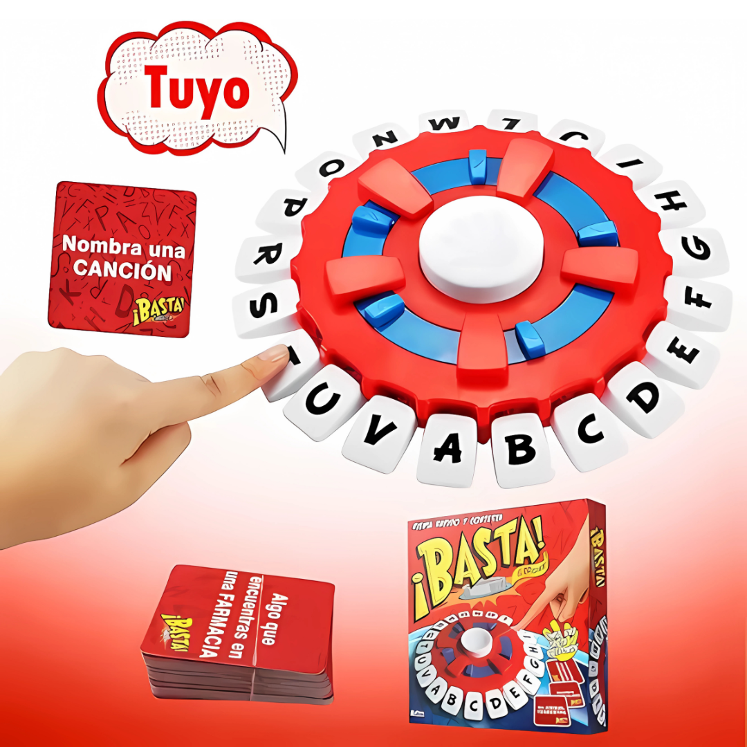 JUEGO DE MESA BASTA — El juego que pone a prueba tu mente