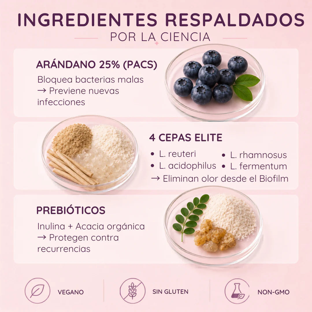 VÉLORA – Probiótico íntimo femenino para pH saludable, frescura y bienestar diario