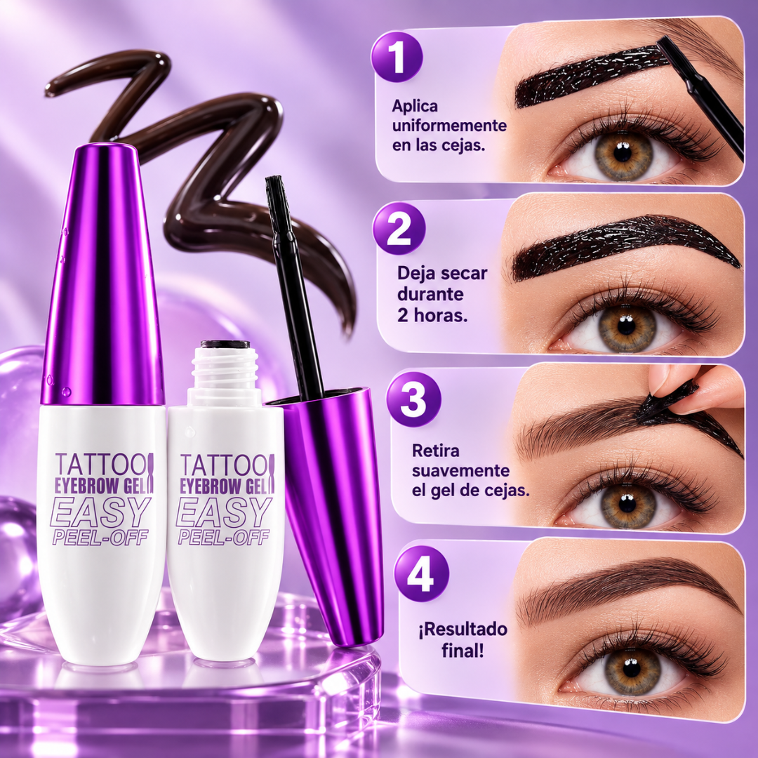 GEL PARA CEJAS FACIALES FÁCILES DE DESPEGAR – Cejas definidas por más tiempo