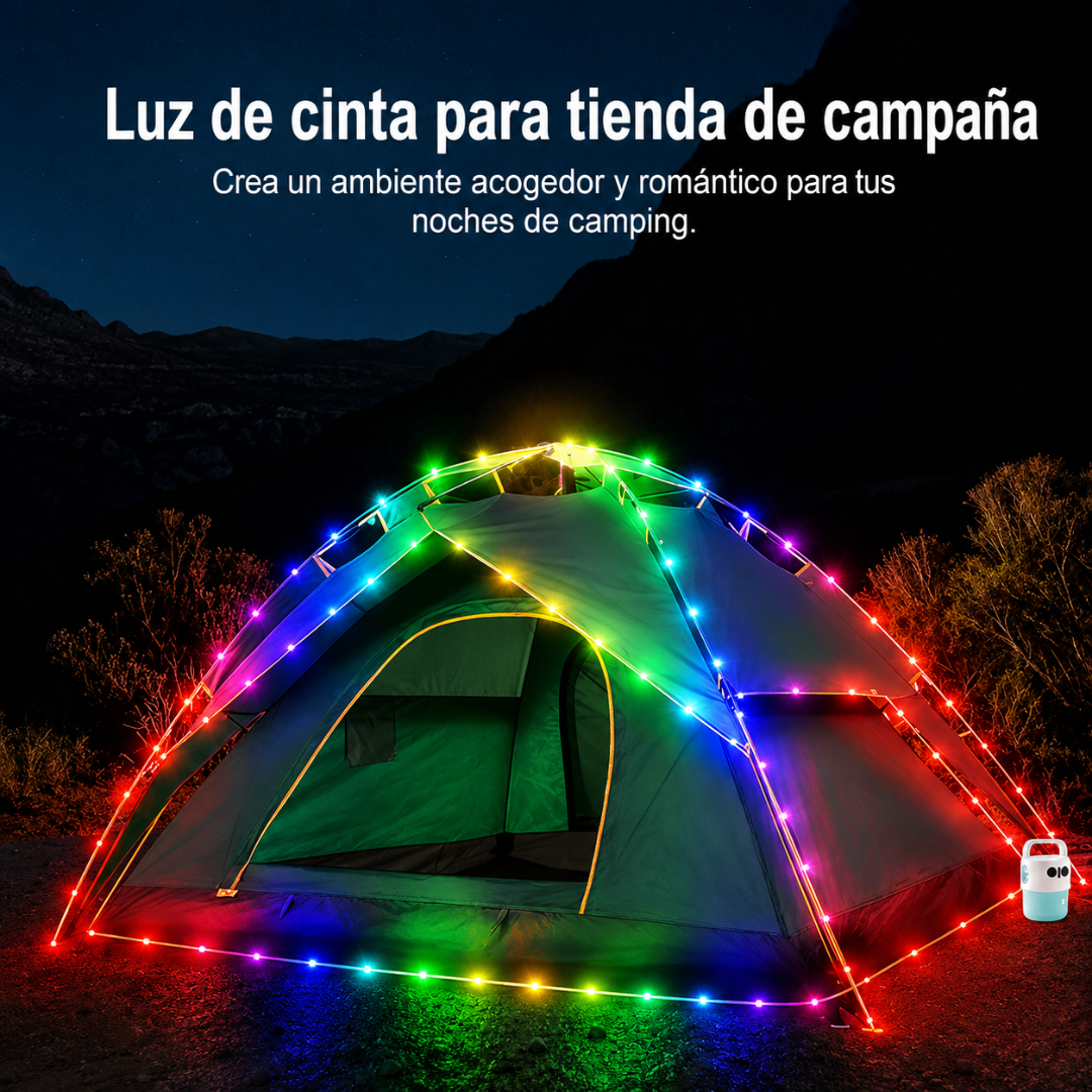 LINTERNA LED RECARGABLE — Luz lista cuando más la necesitas