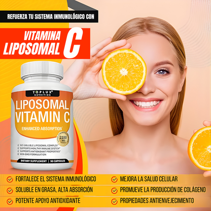 TOPLUX LIPOSOMAL VITAMIN C – Protección, energía y juventud desde el interior
