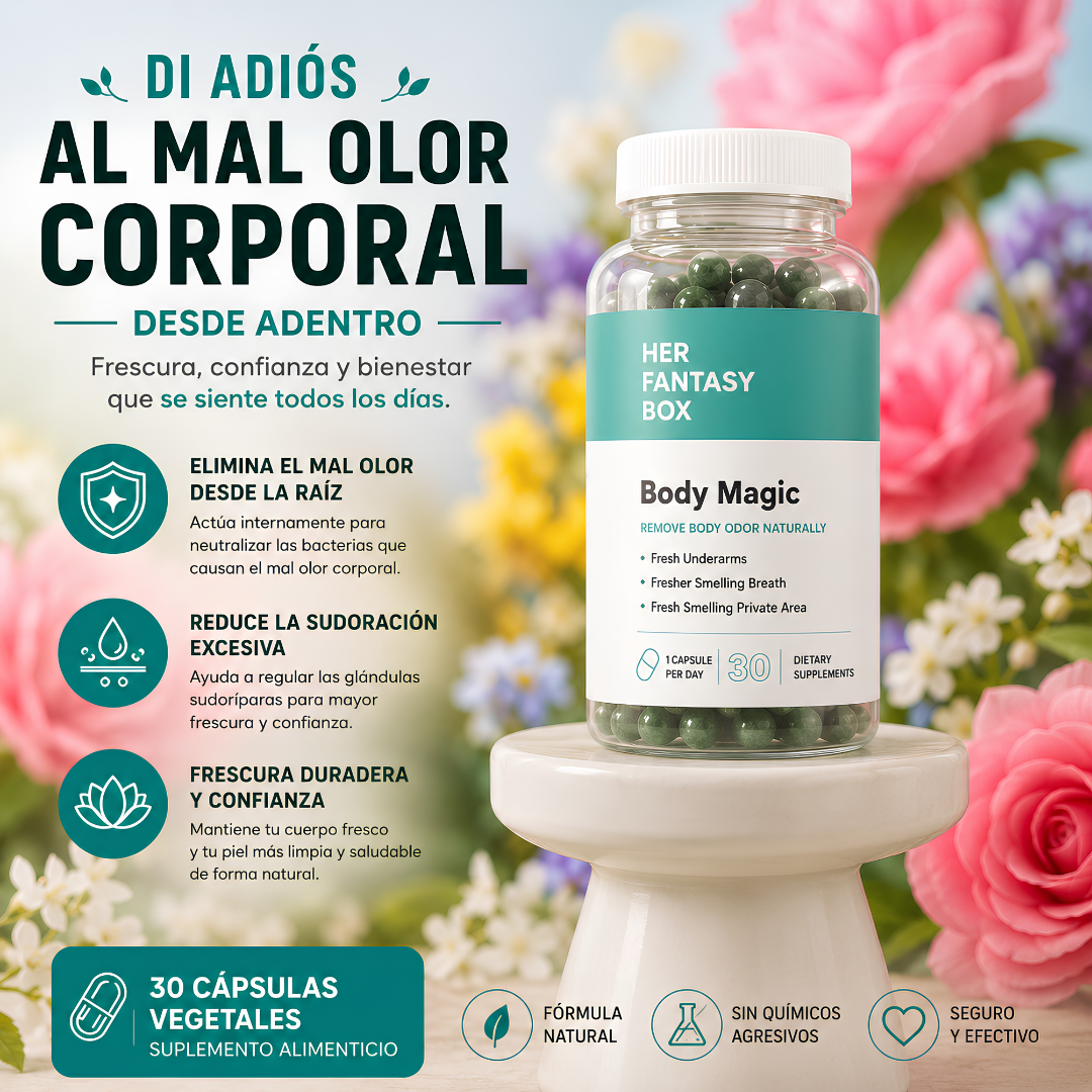 BODY MAGIC – Apoyo interno para sentirte más fresca y segura