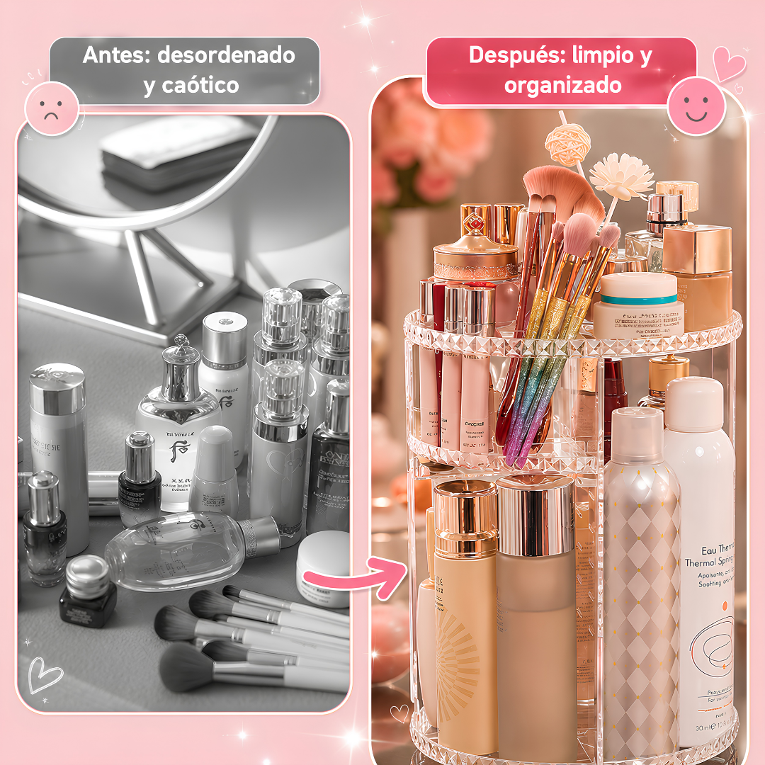 ORGANIZADOR DE MAQUILLAJE – Tu tocador siempre perfecto