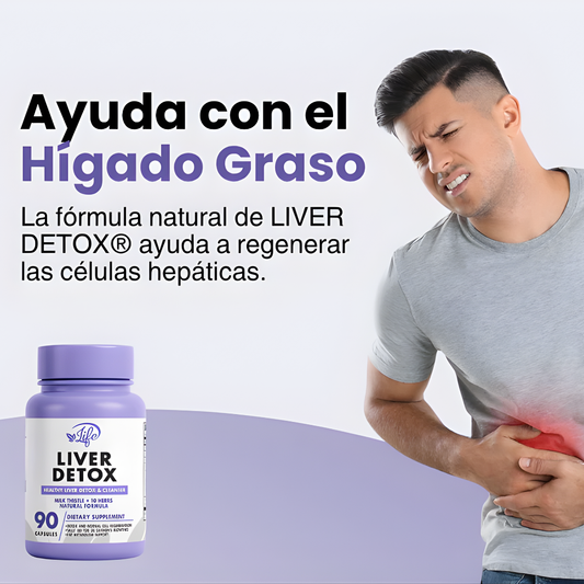 LIVER DETOX 90 CÁPSULAS (LIMPIADOR HEPÁTICO) – Apoyo hepático, equilibrio interno y bienestar digestivo