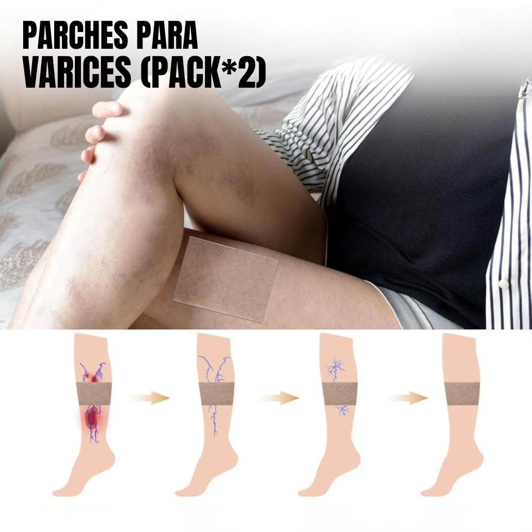 PARCHES ANTIVARICES L (PACK*2) – Alivio natural, circulación activa y piernas ligeras cada día