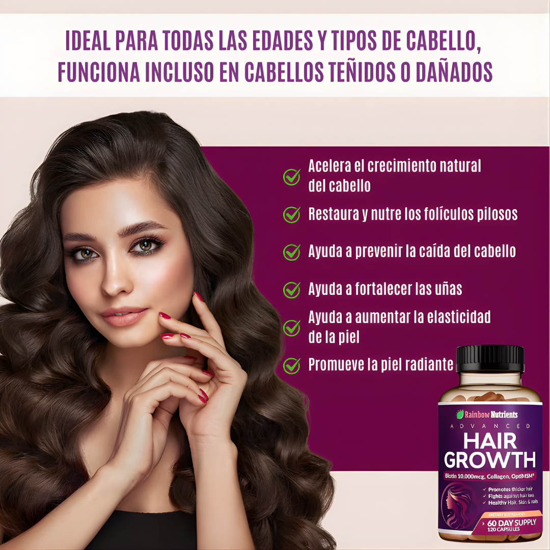 HAIR GROWTH – Potencia tu crecimiento capilar desde adentro