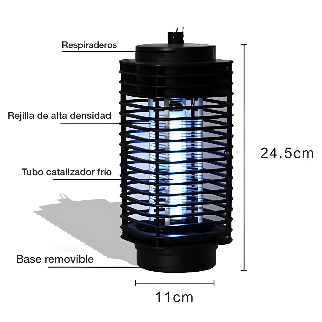 LÁMPARA MATA MOSQUITOS – Protección efectiva, ambiente más limpio y descanso sin insectos