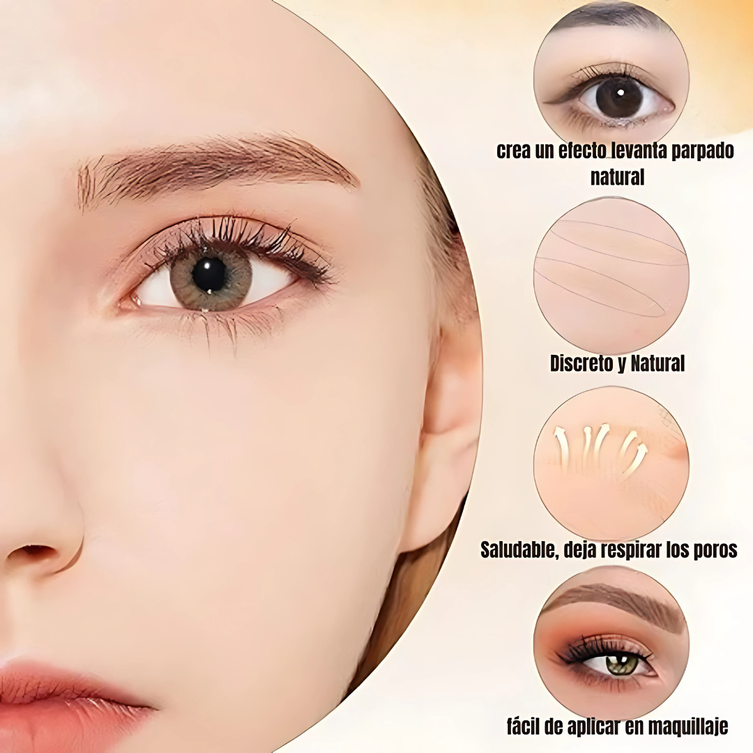 CINTA INVISIBLE LEVANTA PARPADOS – Mirada más abierta, efecto lifting inmediato y acabado natural sin cirugía