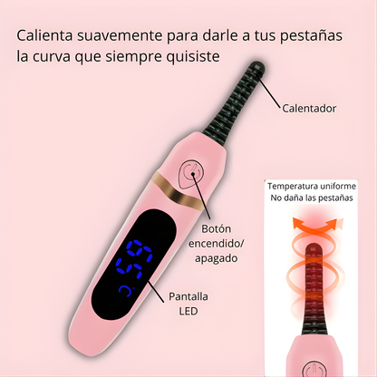 RIZADOR ELÉCTRICO – Curvatura duradera, efecto natural y mirada más definida en minutos