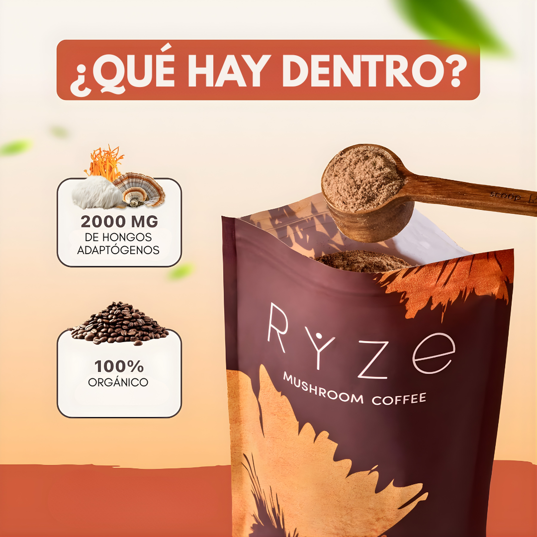 CAFE RYZE – Energía limpia, enfoque mental y bienestar digestivo en cada taza