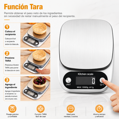 BALANZA DIGITAL – Precisión práctica para cocinar