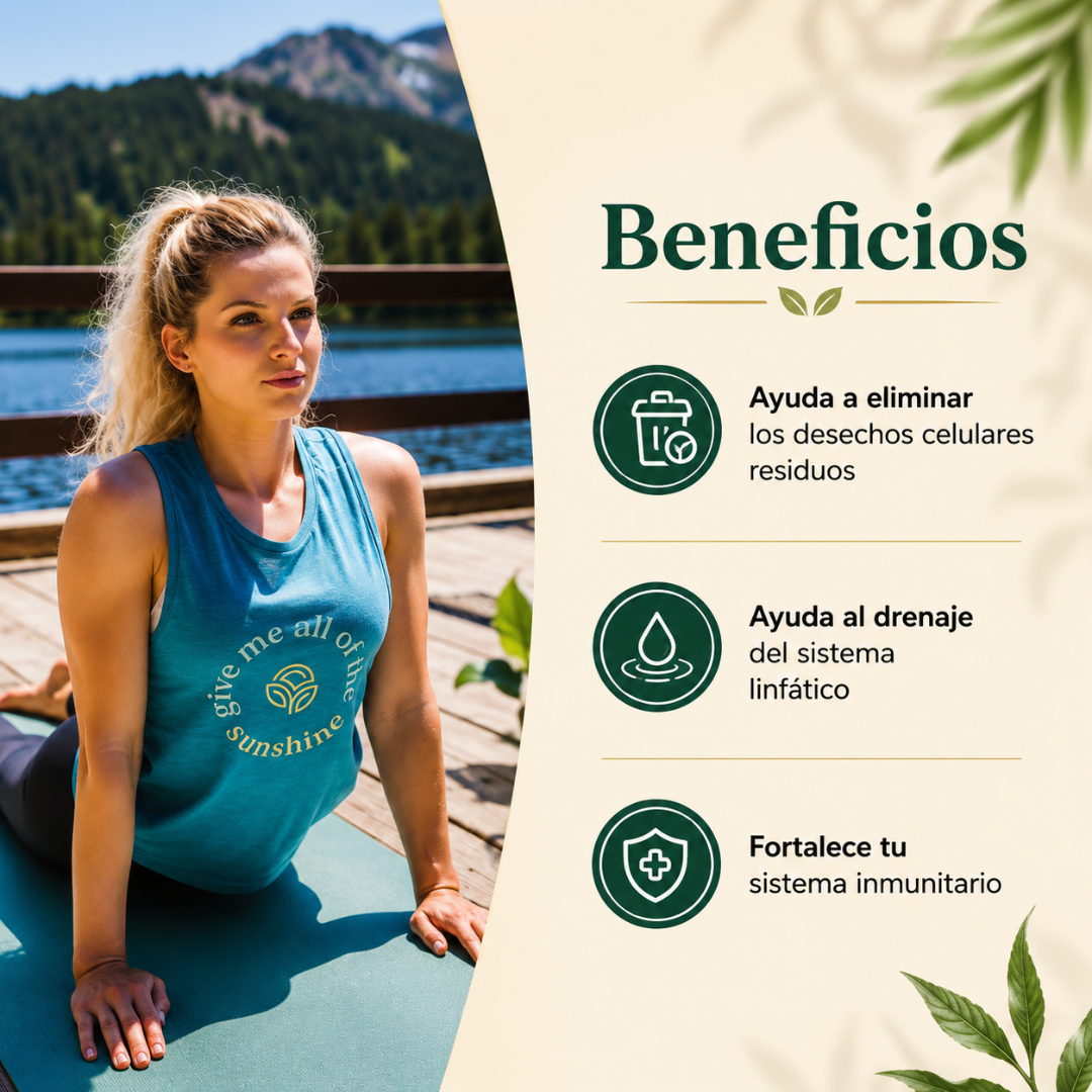 LYMPHATIC DRAINAGE: EXTRACTO HERBAL LÍQUIDO NATURE'S – Drenaje y ligereza diaria