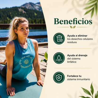 LYMPHATIC DRAINAGE: EXTRACTO HERBAL LÍQUIDO NATURE'S – Drenaje y ligereza diaria