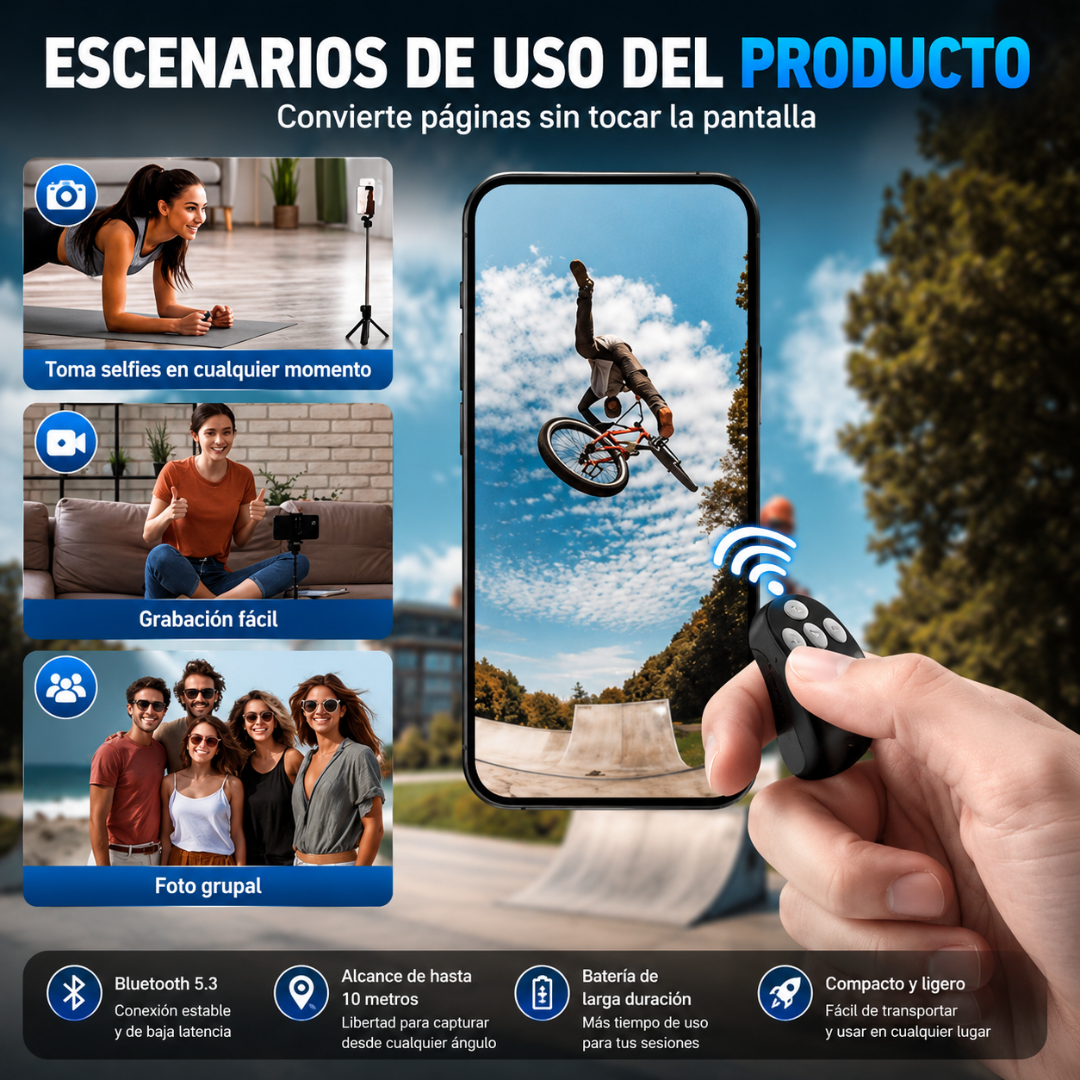 ANILLO REMOTO CONTROL REMOTO – Control táctil sin esfuerzo