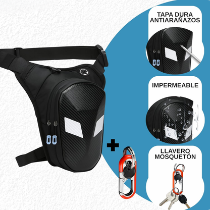 PIERNERAS FRENTE PASTA DURA CON OJOS BLANCOS — Diseño agresivo y espacio real para tu moto