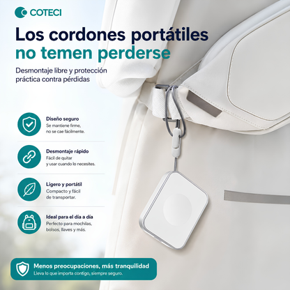 CARGADOR INALAMBRICO PARA RELOJ Y AIRPODS MODELO 26005-TS COTECI – Carga segura, compacta y práctica para tus esenciales Apple