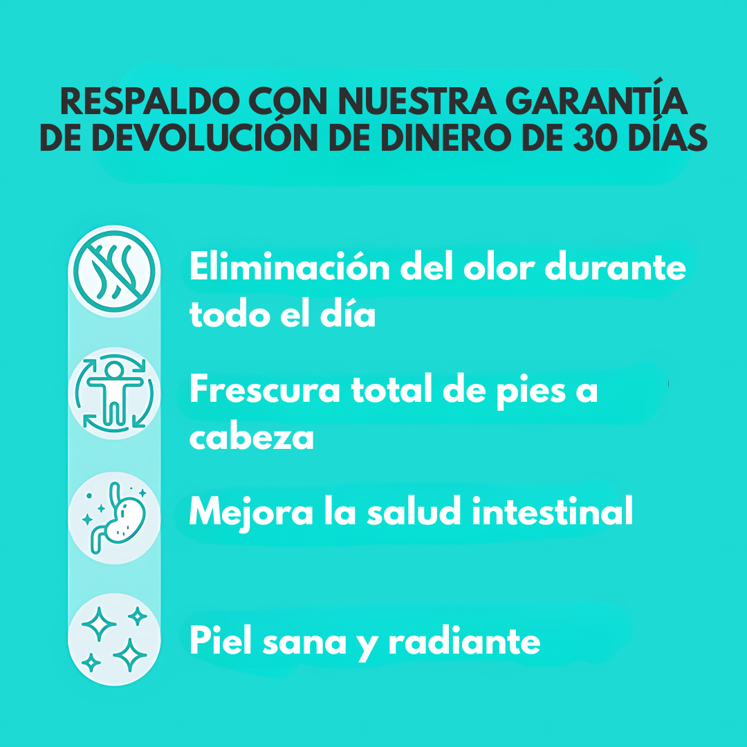 DEOS BODY DEODORIZING SUPPLEMENT — Frescura interna y confianza durante todo el día